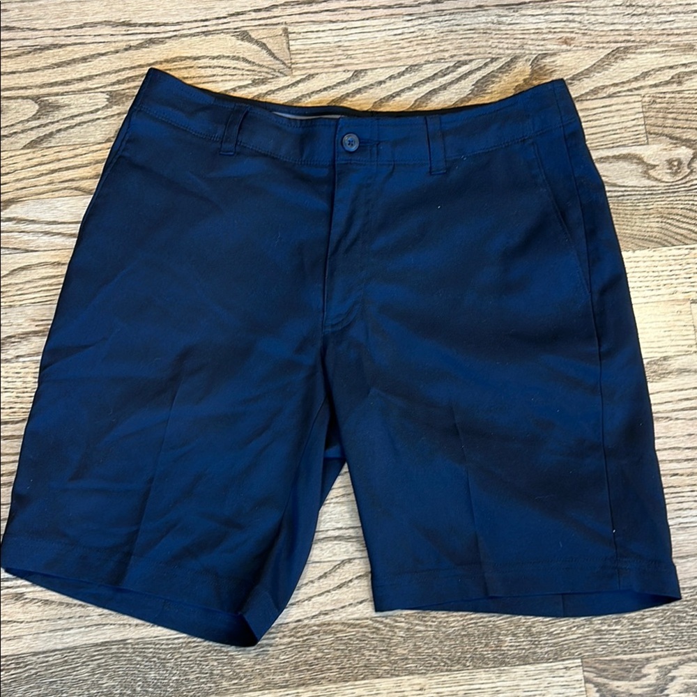 PGA Tour Men's Black Flat Front Shorts